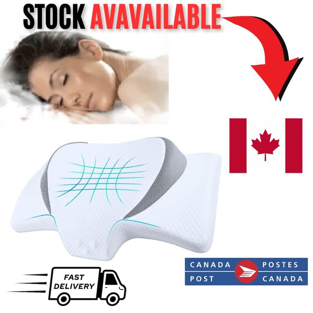ergonomic neck pillow, memory foam cervical pillow, orthopaedic cervical pillow, contour neck pillow for side sleepers