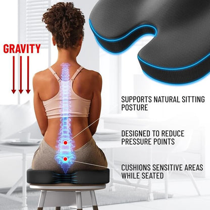 Ergonomic office chair cushion cooling gel technology all day comfort